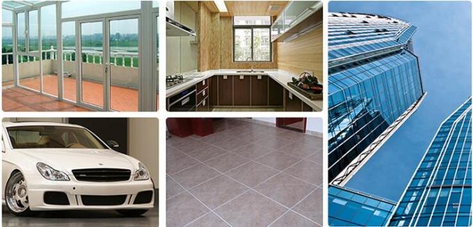 Indoor Or Outdoor Glass Silicone Sealant Adhesive Non - Pollution