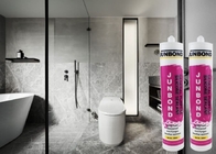 Acetic Filling RTV Transparent Silicone Sealant For Glass Doors