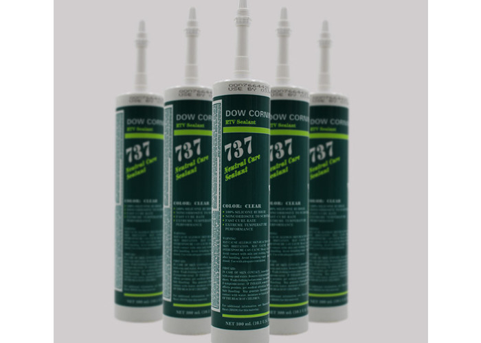 High Temperature Fast Drying 737 Neutral Cure Sealant Flame Retardant Adhesive