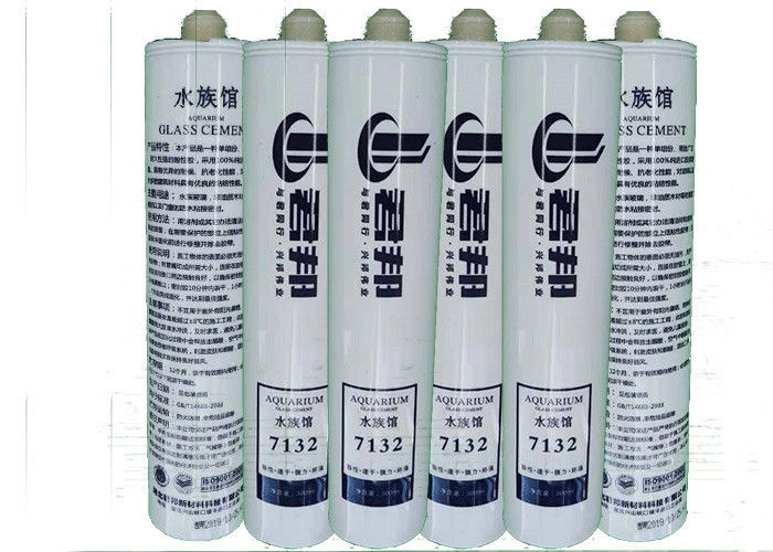 ROHS Aquarium Silicone Sealant Glue C6H7NO2 Adhesive Harmless