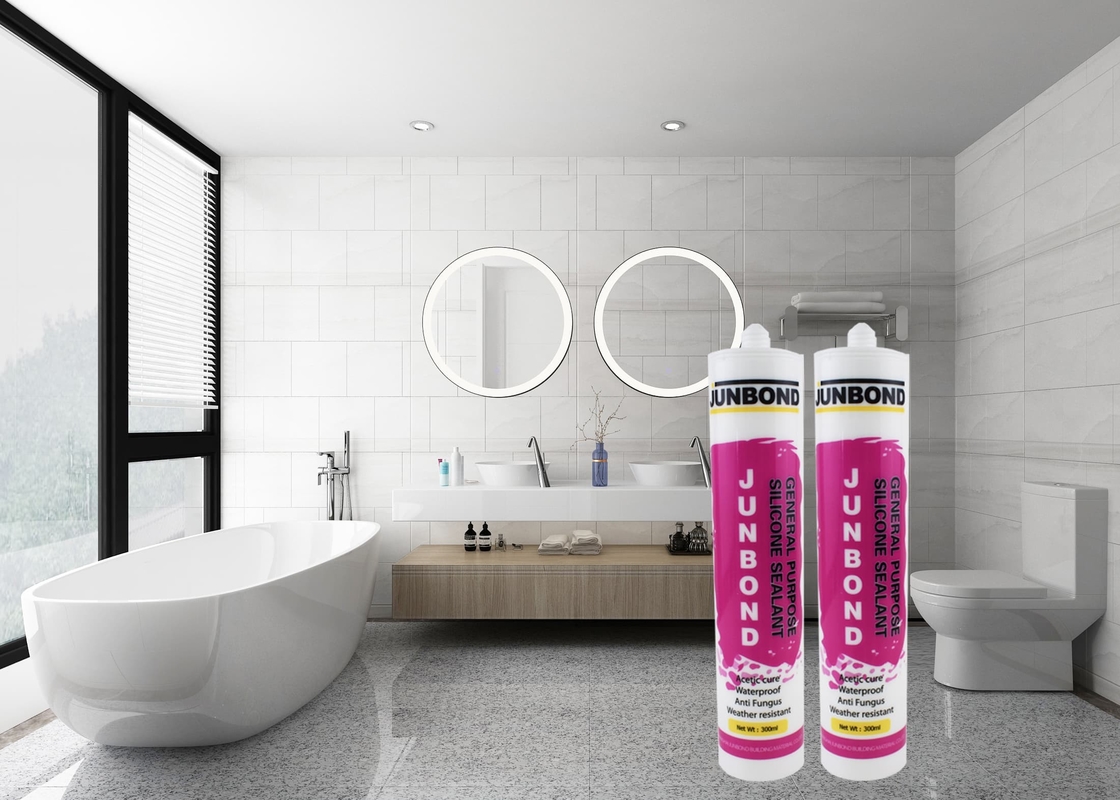 Glass Doors Weatherproof Acetoxy Silicone Sealant For Drainage Pipes