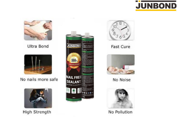 400ml Adhesive Nail Free Glue Particleboard Neutral Silicone Sealant CAS 68928-70-1