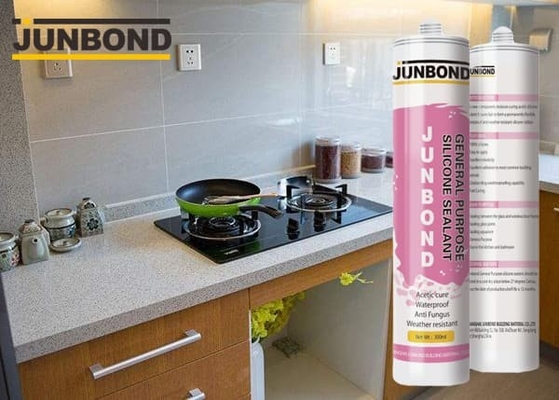 High Water Resistant Acetoxy Silicone Sealant Mild Odor